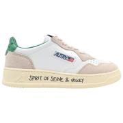 Autry Medalist Low Dam Sneakers Vit Multicolor, Dam