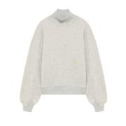 Autry Tjock Jersey Turtleneck Tröja Gray, Dam