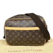 Louis Vuitton Vintage Pre-owned Canvas axelremsvskor Brown, Dam