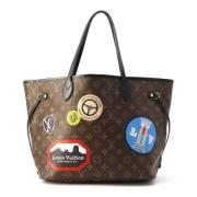 Louis Vuitton Vintage Pre-owned Canvas axelremsvskor Brown, Dam