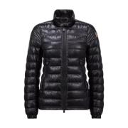 Moncler Svart Dunfylld Packbar Kappa Black, Dam