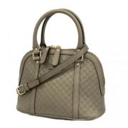 Gucci Vintage Pre-owned Laeder gucci-vskor Gray, Dam