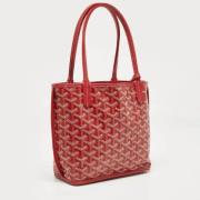 Goyard Vintage Pre-owned Canvas totevskor Red, Dam