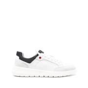 Peuterey Sneakers med mockapanel och logotyp White, Herr