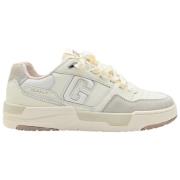 Gant Vita Läder Mesh Sneakers Beige, Herr