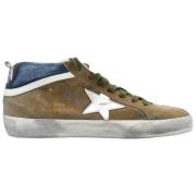 Golden Goose Brun och Jeans Midstar Sneakers Brown, Herr