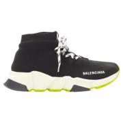 Balenciaga Vintage Pre-owned Bomull sneakers Black, Dam