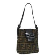 Fendi Vintage Pre-owned Canvas fendi-vskor Black, Dam