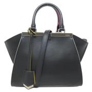 Fendi Vintage Pre-owned Laeder handvskor Black, Dam