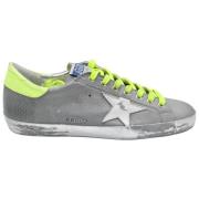 Golden Goose Super Star Silver White Fluo Sneakers Multicolor, Herr