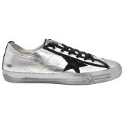 Golden Goose Silverlaminerade V-Star Sneakers Gray, Herr