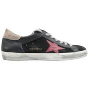 Golden Goose Svart och Bordeaux Star Sneakers Black, Herr