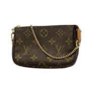 Louis Vuitton Vintage Pre-owned Canvas kuvertvskor Brown, Dam