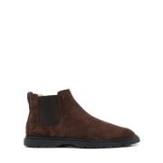 Tod's Brun Mocka Chelsea Boots Brown, Herr