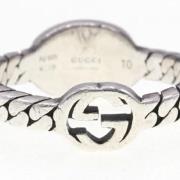 Gucci Vintage Pre-owned Silver ringar Gray, Dam