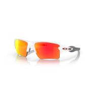 Oakley Sportiga solglasögon för utomhusaktiviteter White, Unisex