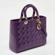 Dior Vintage Pre-owned Tyg dior-vskor Purple, Dam