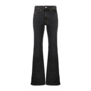 Ksubi Svart Raven Straight Jeans Black, Dam