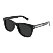 Saint Laurent Snygg Läder Axelväska Black, Unisex