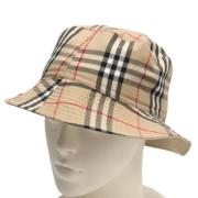 Burberry Vintage Pre-owned Bomull hattar-och-kepsar Beige, Unisex