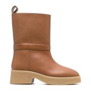 Stella McCartney Bruna Ankelboots för Kvinnor Brown, Dam