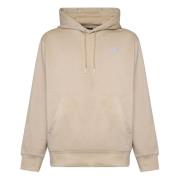 The North Face Beige hoodie med broderad logotyp Beige, Herr