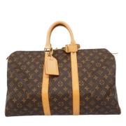 Louis Vuitton Vintage Pre-owned Canvas handvskor Brown, Dam