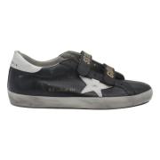 Golden Goose Svarta Old School Sneakers Gray, Herr