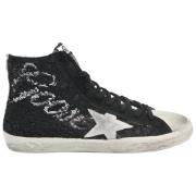 Golden Goose Svart Glitter Francy Sneakers Black, Dam