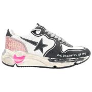 Golden Goose Vit Svart Rosa Orm Sneakers Multicolor, Dam