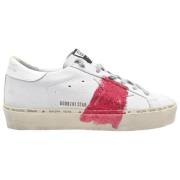 Golden Goose Vit Röd Glitter Stripe Sneakers White, Dam