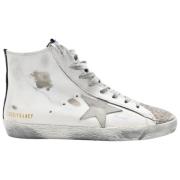 Golden Goose Leopardstjärna Sneakers White, Dam