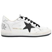 Golden Goose Vita Ballstar Sneakers med Svart Glitter White, Dam