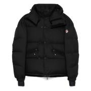 Moncler Svart Skidjacka med Huva Black, Herr