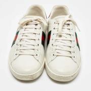 Gucci Vintage Pre-owned Laeder sneakers White, Dam