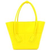 Bottega Veneta Vintage Pre-owned Tyg totevskor Yellow, Dam