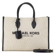 Michael Kors Pre-owned Pre-owned Canvas totevskor Beige, Dam