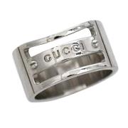 Gucci Vintage Pre-owned Silver ringar Gray, Dam