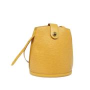 Louis Vuitton Vintage Pre-owned Tyg louis-vuitton-vskor Yellow, Dam