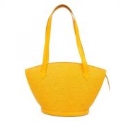 Louis Vuitton Vintage Pre-owned Tyg louis-vuitton-vskor Yellow, Dam