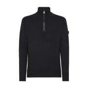 Peuterey Braille Pullover Blue, Herr