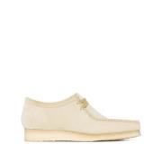 Clarks Beige Mocka Snörskor Beige, Herr