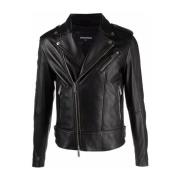 Dsquared2 Svarta Snygga Kappor Black, Herr