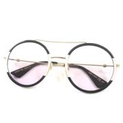 Gucci Vintage Pre-owned Tyg solglasgon Black, Dam