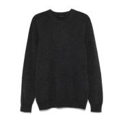 Roberto Collina Antracit Sweater Kollektion Gray, Herr