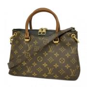 Louis Vuitton Vintage Pre-owned Tyg louis-vuitton-vskor Brown, Dam