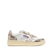 Autry Snörade logopatch sneakers White, Dam