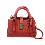 Bottega Veneta Vintage Pre-owned Laeder handvskor Red, Dam