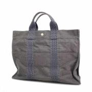 Hermès Vintage Pre-owned Canvas totevskor Gray, Dam