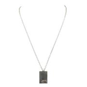 Gucci Vintage Pre-owned Silver halsband Gray, Unisex